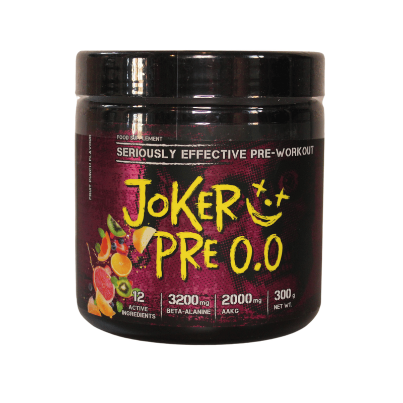 Joker pre 0.0 preworkout 300g  20 servings - fruit punch-null