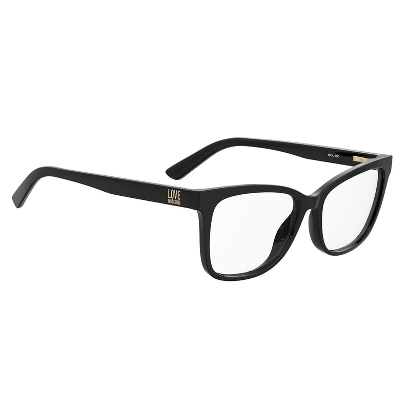 Black plastic glasses (frames)-null