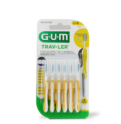 Gum extra fine 1514 travel brush 4, , medium