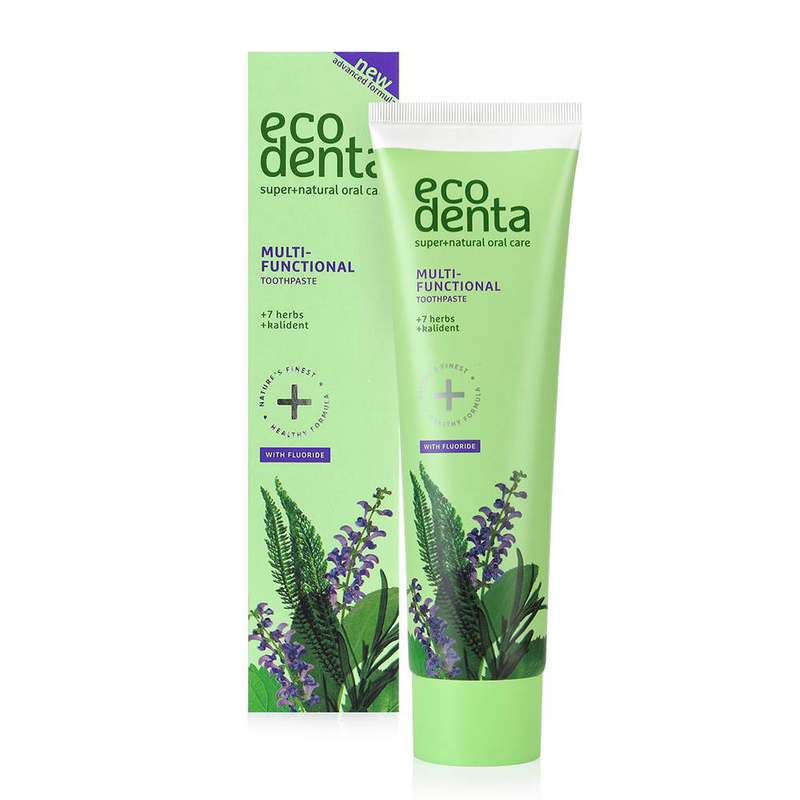 Ecodenta multifunctional toothpaste with 7 herb extracts 100ml, , medium-null