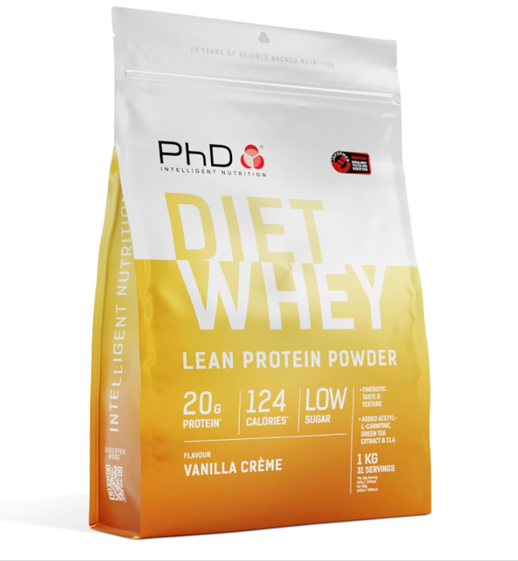 PHD Diet Whey Protein 1kg-French Vanilla, , medium-null