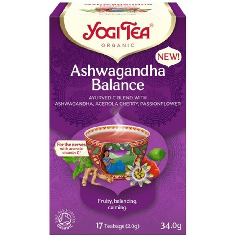Yogi tea | ashwagandha balance | 17 &phi;&alpha;&kappa;&epsilon;&lambda;ά&kappa;&iota;&alpha;, , medium-null