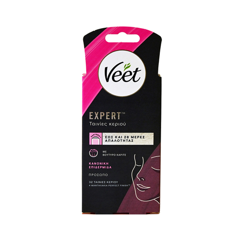 Product image: Veet expert αποτριχωτικές ταινίες προσώπου 32 τμχ, , medium-null