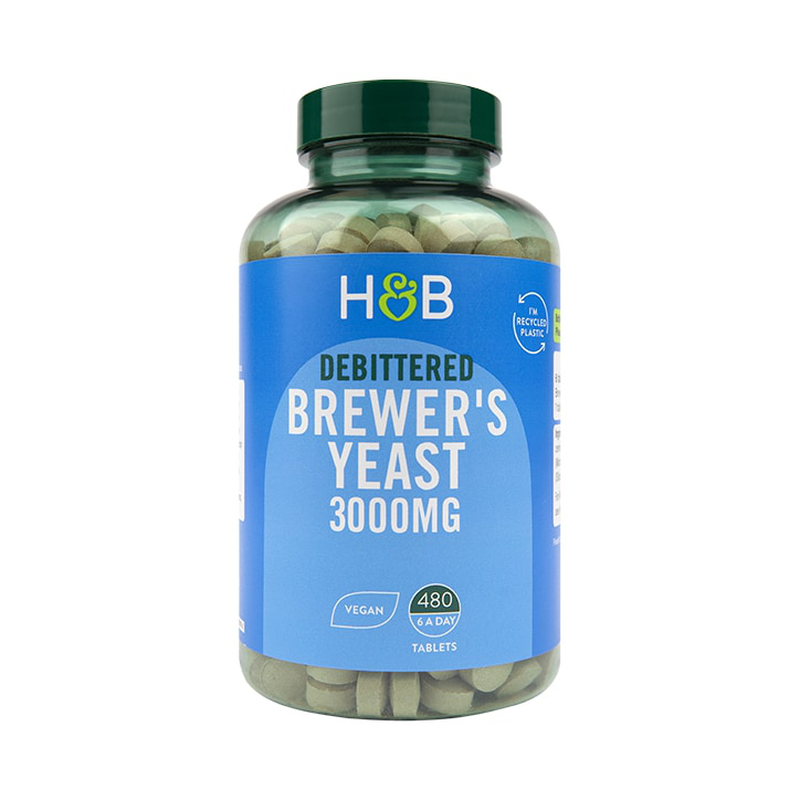 Holland & barrett debittered brewer's yeast 3000mg 480 tablets-null