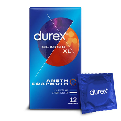 Durex classic &kappa;&lambda;&alpha;&sigma;&iota;&kappa;ά &pi;&rho;&omicron;&phi;&upsilon;&lambda;&alpha;&kappa;&tau;&iota;&kappa;ά ά&nu;&epsilon;&tau;&eta; &epsilon;&phi;&alpha;&rho;&mu;&omicron;&gamma;ή xl12 &tau;&mu;&chi;, , medium