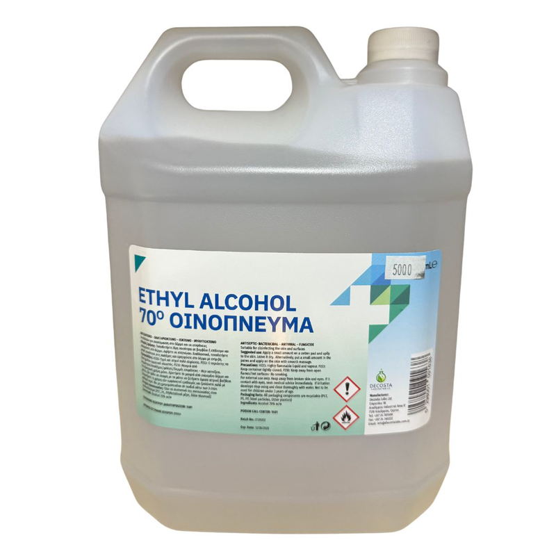 Ethyl alcohol 70% (5ltr), , medium-null