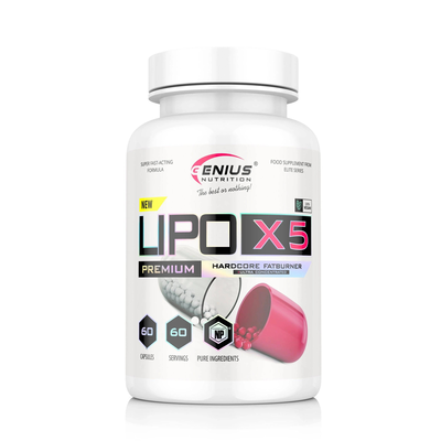 Lipo-x5 60 caps/60 serv, Genius nutrition, , medium