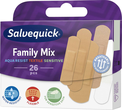 Salvequick family mix 26pieces
