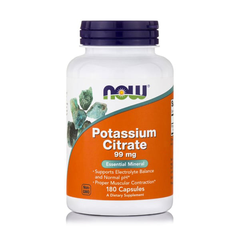 Now potassium citrate 99mg &sigma;&upsilon;&mu;&pi;&lambda;ή&rho;&omega;&mu;&alpha; &delta;&iota;&alpha;&tau;&rho;&omicron;&phi;ή&sigmaf; 180 caps, , medium-null