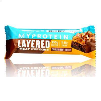Myprotein crispy layered bar - choco/caramel 58gr, ., , medium