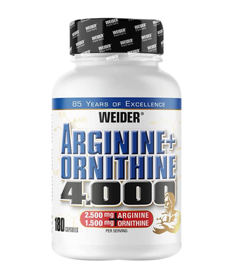 Weider arginine+ornithine 180 capsules