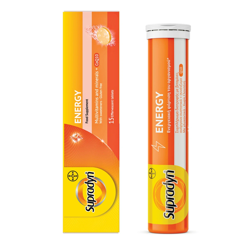 Supradyne energy effervescent tablets 15 x 1, , medium-null