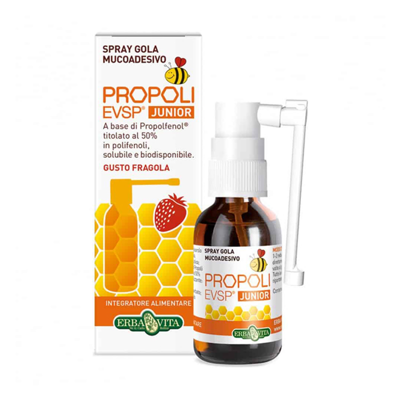 Product image: Erba vita propoli evsp junior throat spray 20 ml, , medium-null