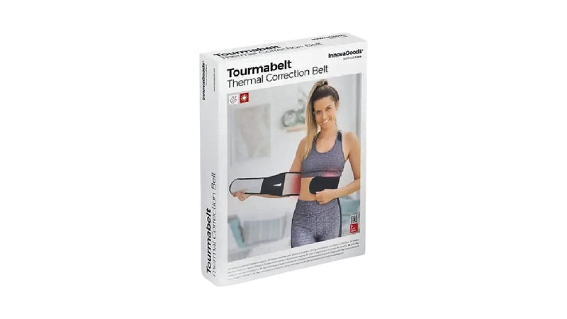 Innovagoods thermal correction girdle with tourmaline magnets tourmabelt, , medium-null