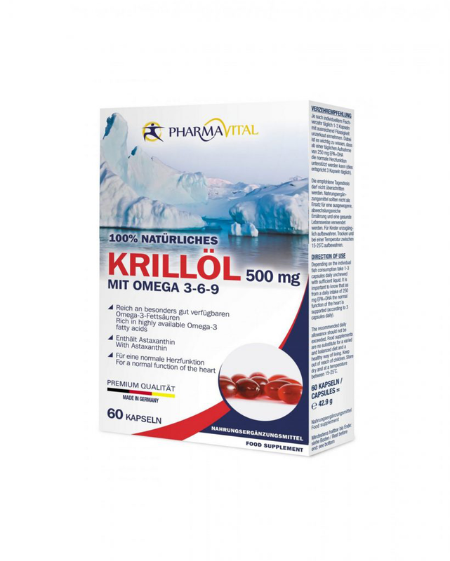Product image: Pharmavital krillol (omega 3-6-9), softgels, 60 x 500mg, , medium-null
