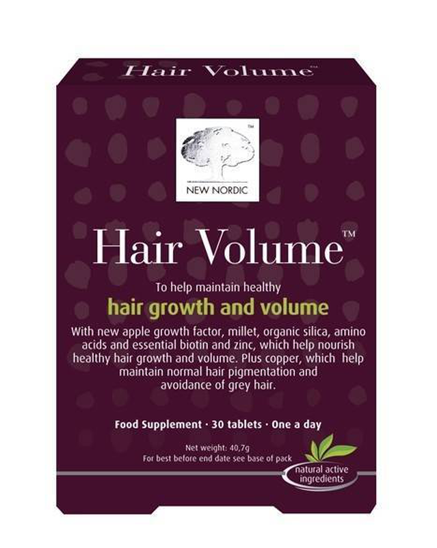 New nordic hair volume 30 tablets, promotes hair growth and volume, , medium-null