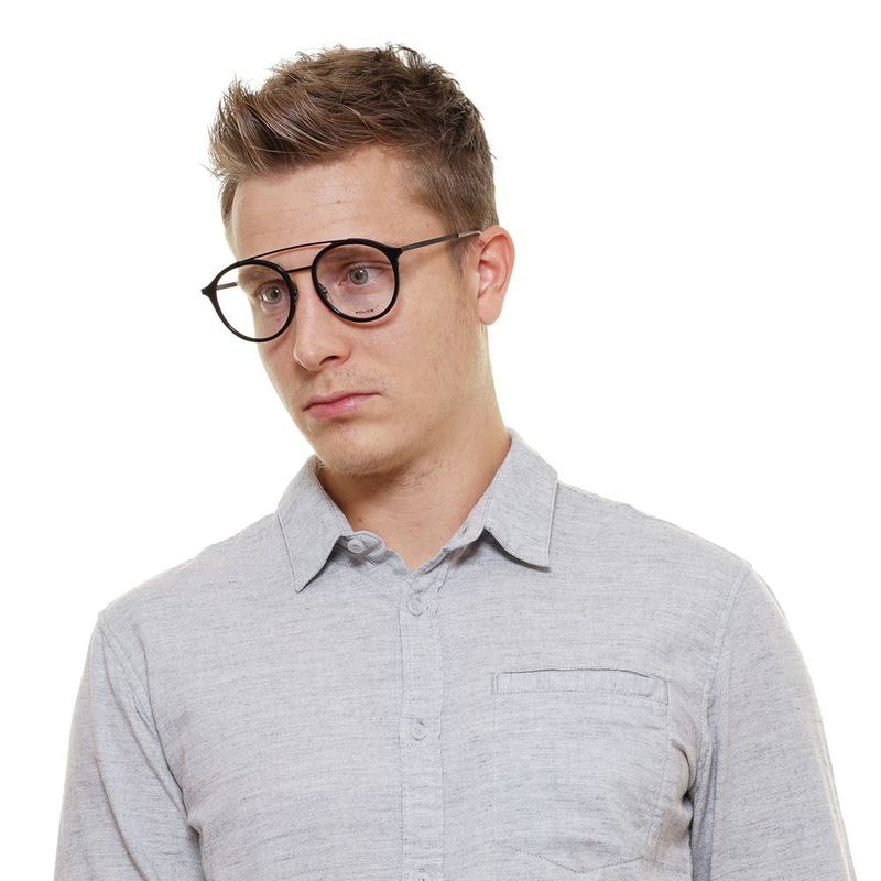 Black metal & plastic glasses (frames)-null