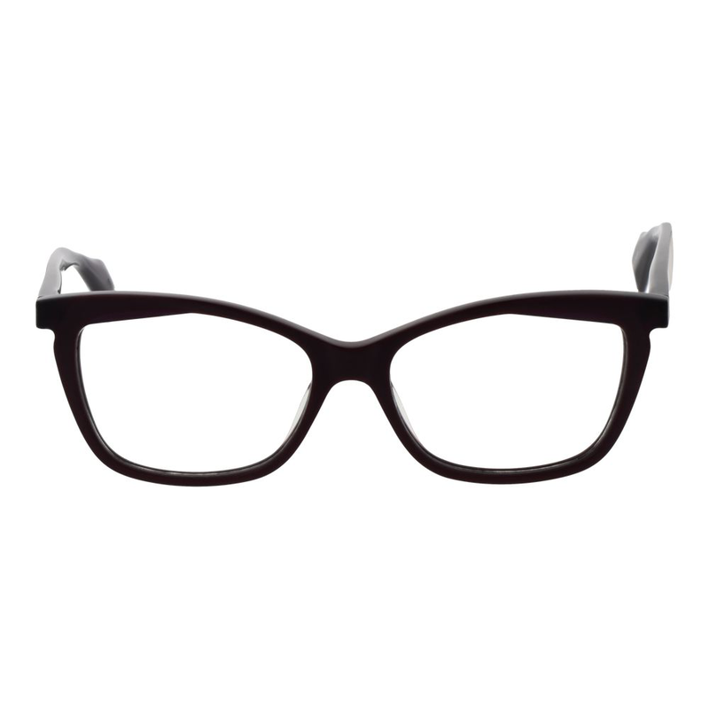 Brown plastic glasses (frames)-null