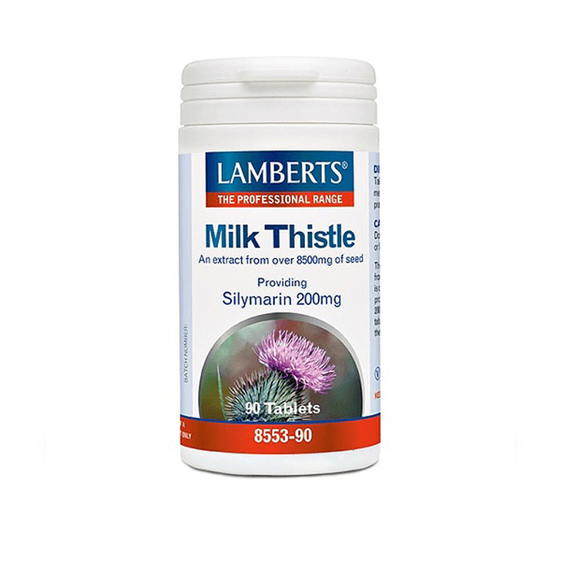 Lamberts milk thistle 8500mg (providing silymarin 200mg) x 90 tablets, , medium-null