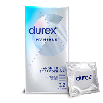 Durex invisible extra sensitive, condoms, 12