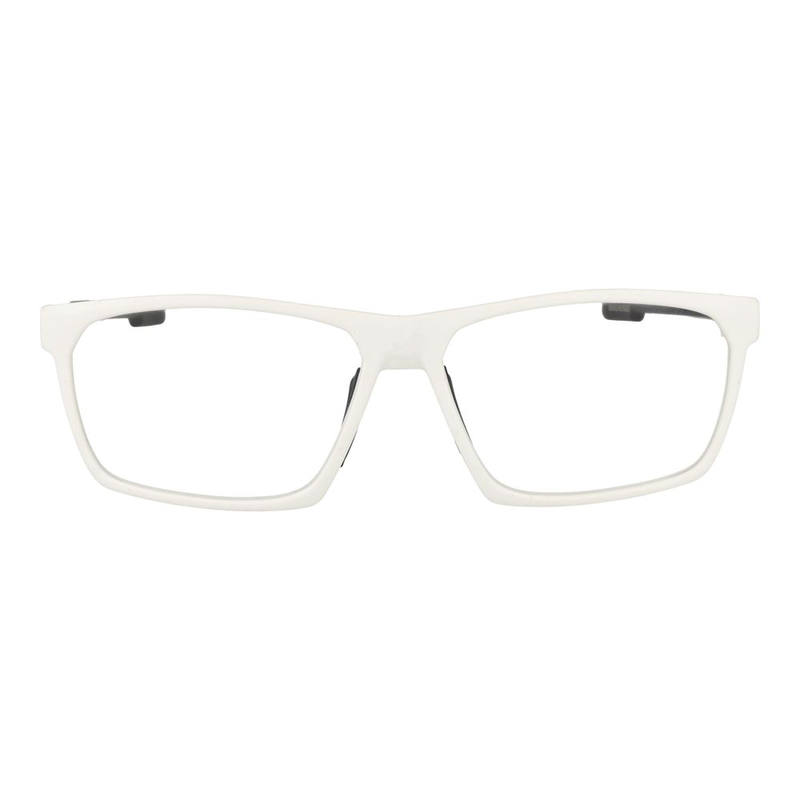 White plastic glasses (frames)-null