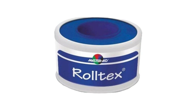 Master aid roll-tex #130.03 white, plasters, 5m x 5cm, , medium