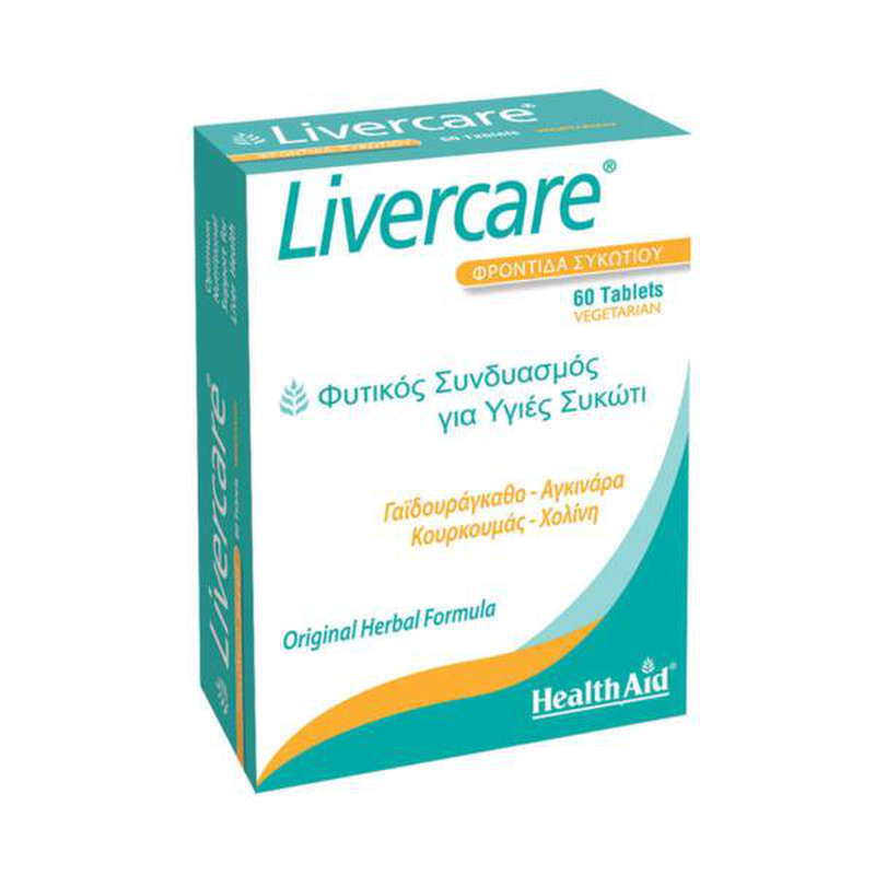 Product image: Health aid livercare x 60 veg tablets - maintenance of normal liver function, , medium-null