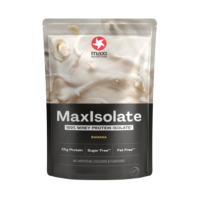MAXI NUTRITION MAXISOLATE PROTEIN POWDER 1Kg BANANA, , medium