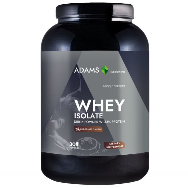 Adams supplements, whey isolate protein (chocolate), 360gr-null