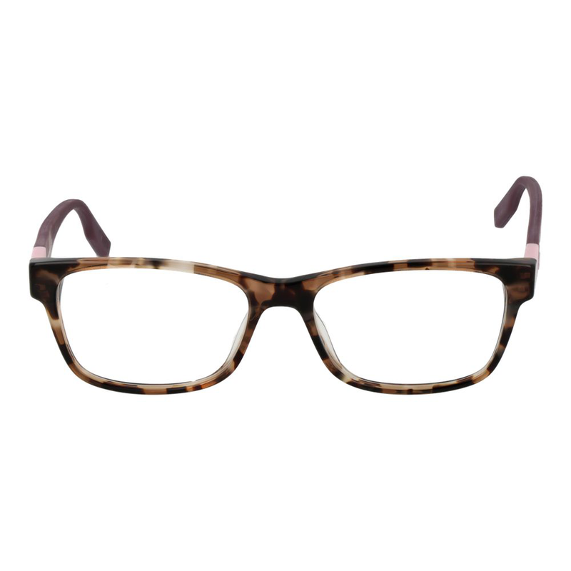 Brown plastic glasses (frames)-null