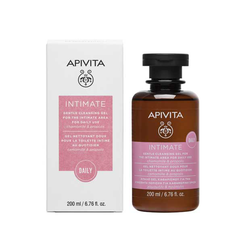 Apivita intimate care Gentle cleansing gel for the intimate area for daily use with chamomile and propolis 200 ml, , medium-null