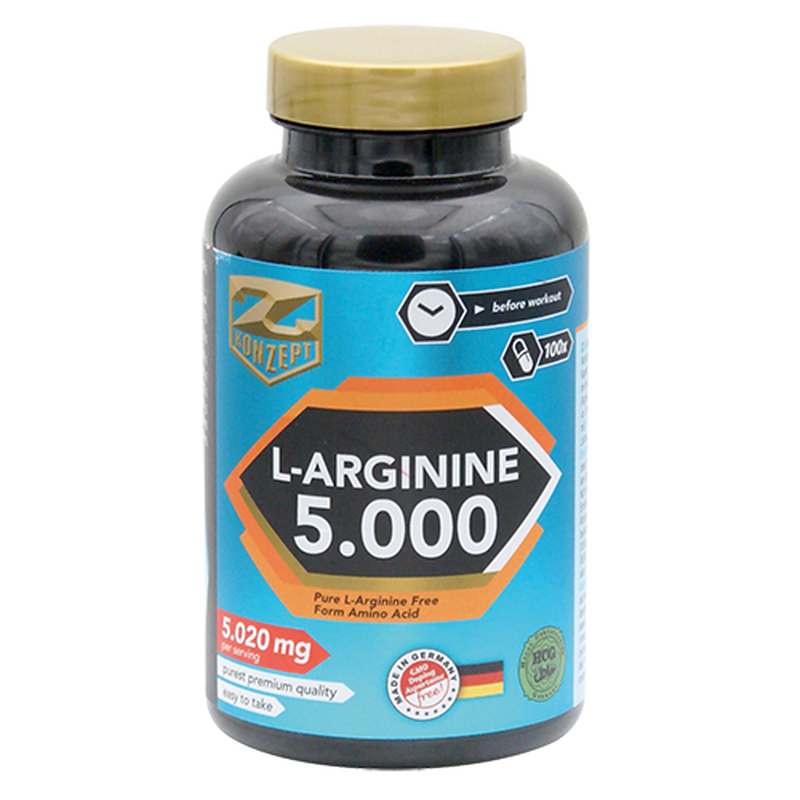 Zkonzept l-arginine 5,000 100 capsules, , medium-null