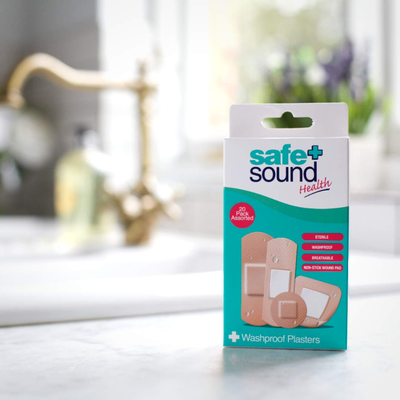 Safe + sound washproof plasters 40s, ., , medium