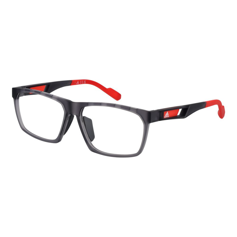 Gray plastic glasses (frames)-null