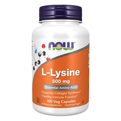 Now l-lycine, capsules, 100 x 500mg