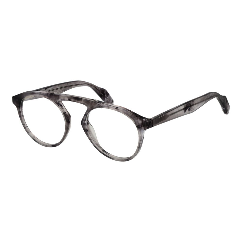 Gray plastic glasses (frames)-null