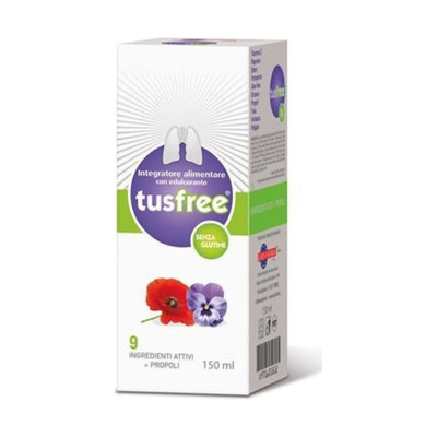 Tusfree herbal throat syrup (dry and productive cough), 150ml