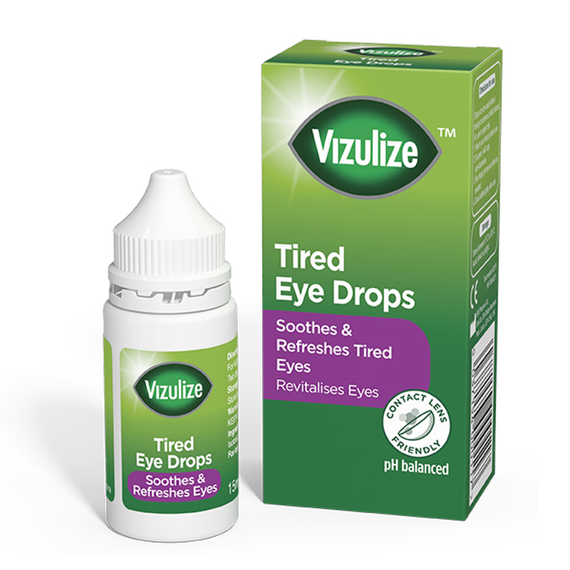 Vizulize intensive dry eye drops 10ml + tired eye drops 15ml offer, , medium-null