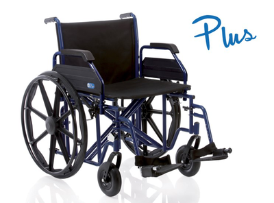 Bariatric folding wheelchair - plus series, , medium