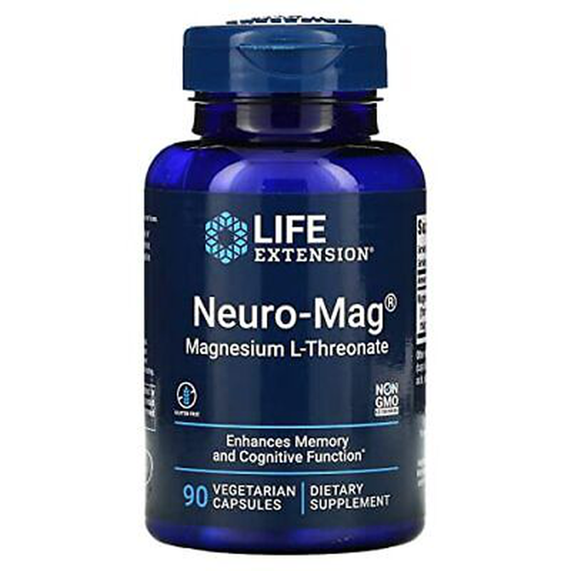 Product image: Life extension neuro-mag 90 vegetable capsules, , medium-null