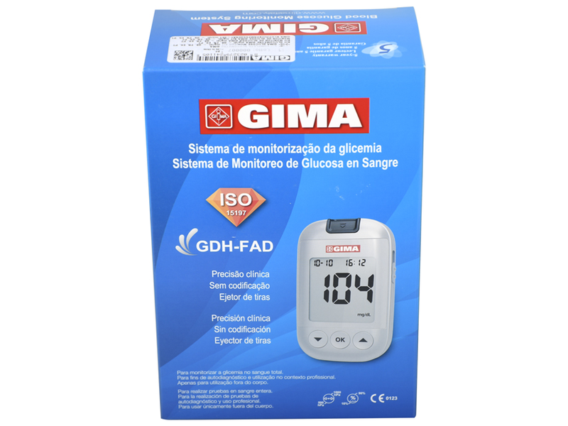 Product image: Gima glucose monitor kit mg/dl, , medium-null