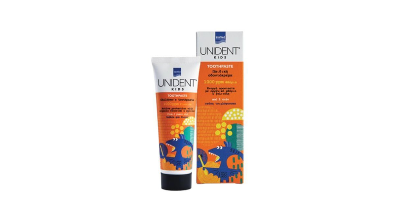 Intermed unident kids toothpaste 1000ppm fluoride 2y+, 50ml, , medium-null