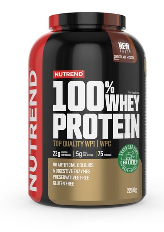 Nutrend-100% Whey Protein 2250g-Grass Fed (Certified) /  Chocolate Brownie, , medium-null