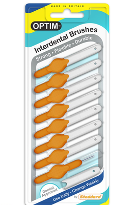 Stoddard - interdental orange brushes , 0.45mm, , medium