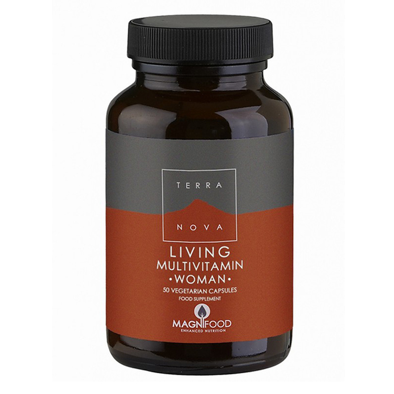 Terranova living multivitamin woman 50 veg caps, , medium-null