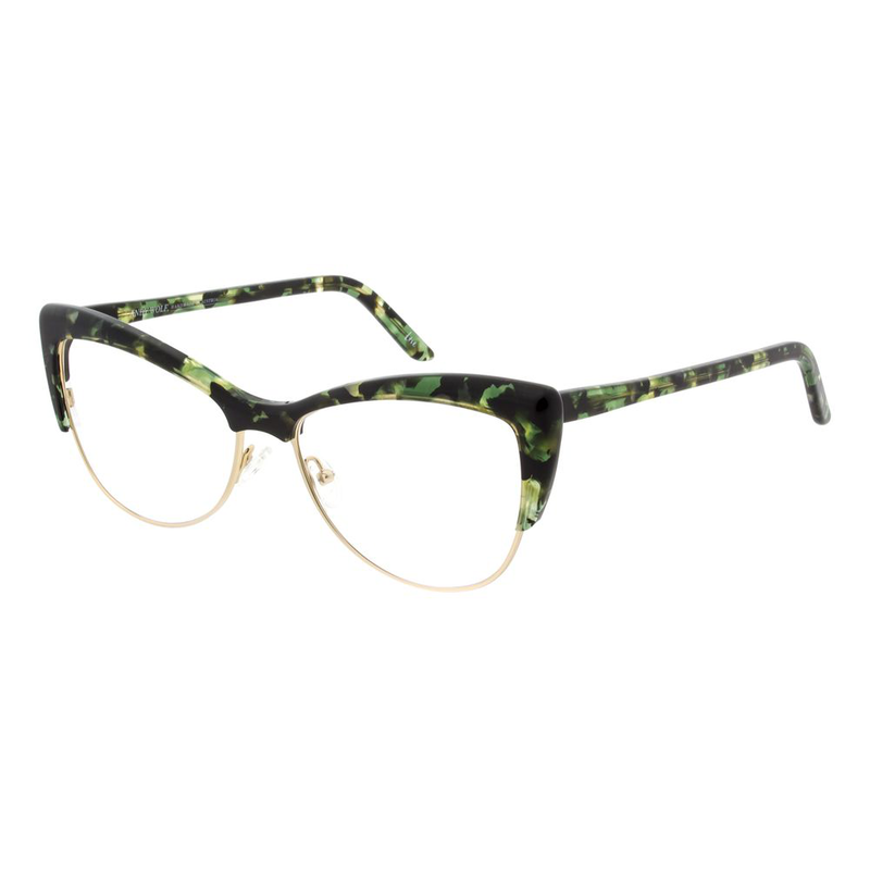 Bicolor acetate & metal glasses (frames)-null