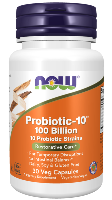 Now foods probiotic-10&trade; 100 billion 30 veg capsules, , medium-null