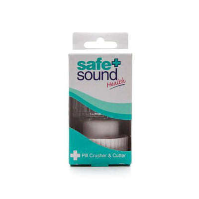 Safe sound pill crusher & cutter, .