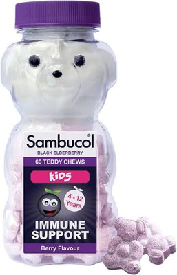 Sambucol for kids &mu;&alpha;&sigma;ώ&mu;&epsilon;&nu;&alpha; &alpha;&rho;&kappa;&omicron;&upsilon;&delta;ά&kappa;&iota;&alpha; &gamma;&iota;&alpha; &pi;&alpha;&iota;&delta;&iota;ά 60&tau;&mu;&chi;, , medium