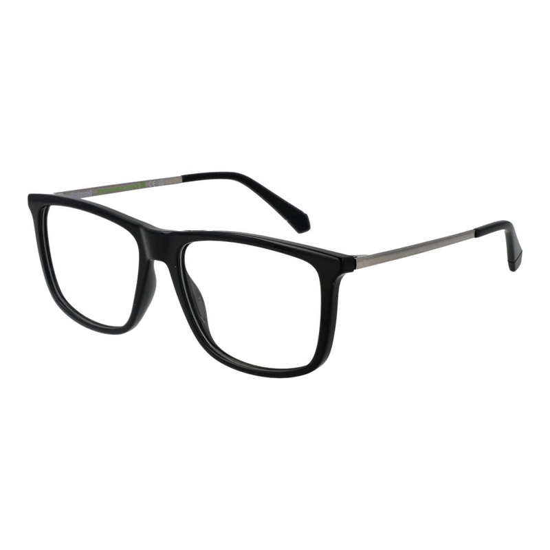Black polyester glasses (frames)-null